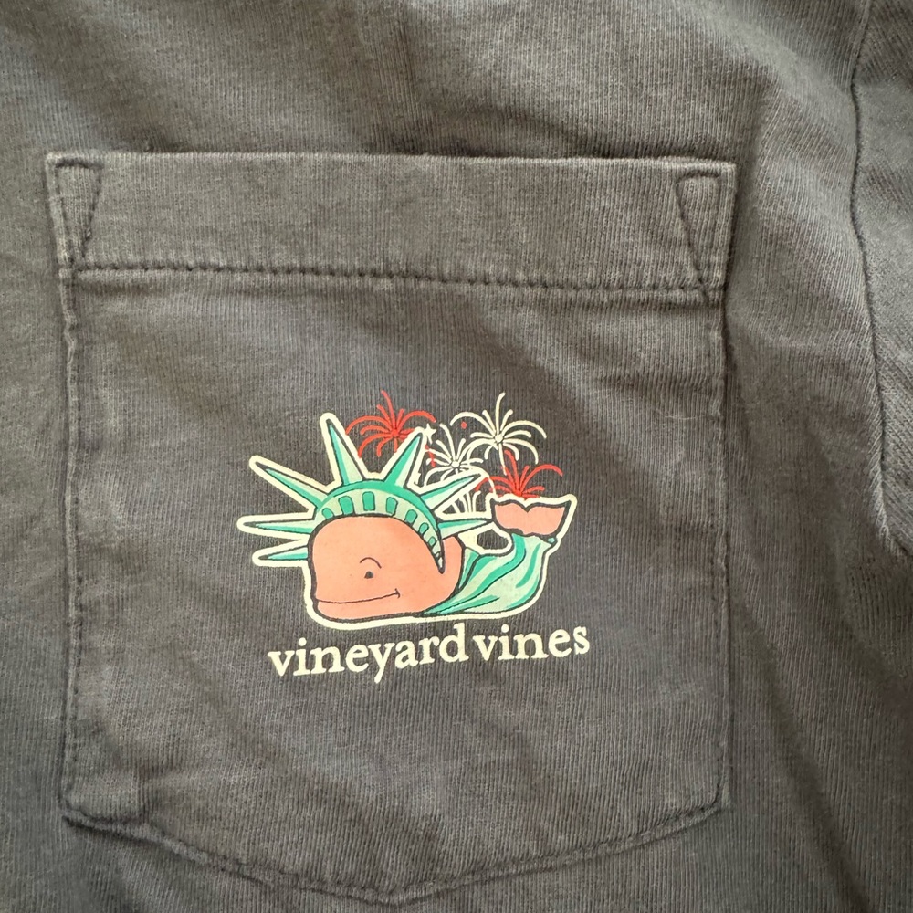 Vineyard Vines Long Sleeve Pocket Tee - Youth L (16)